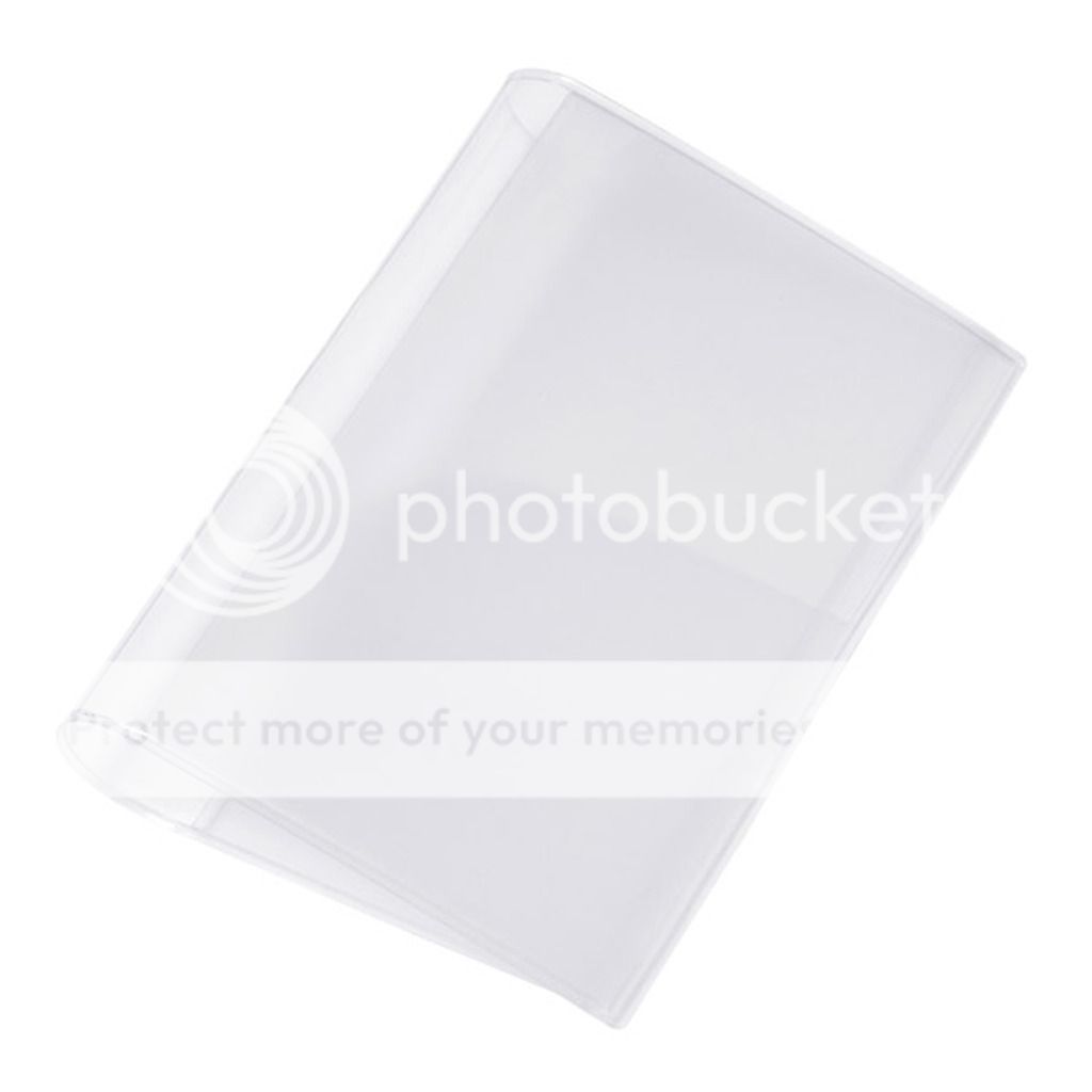 Clear Transparent Passport Holder Cover Case Organizer Wallet Travel